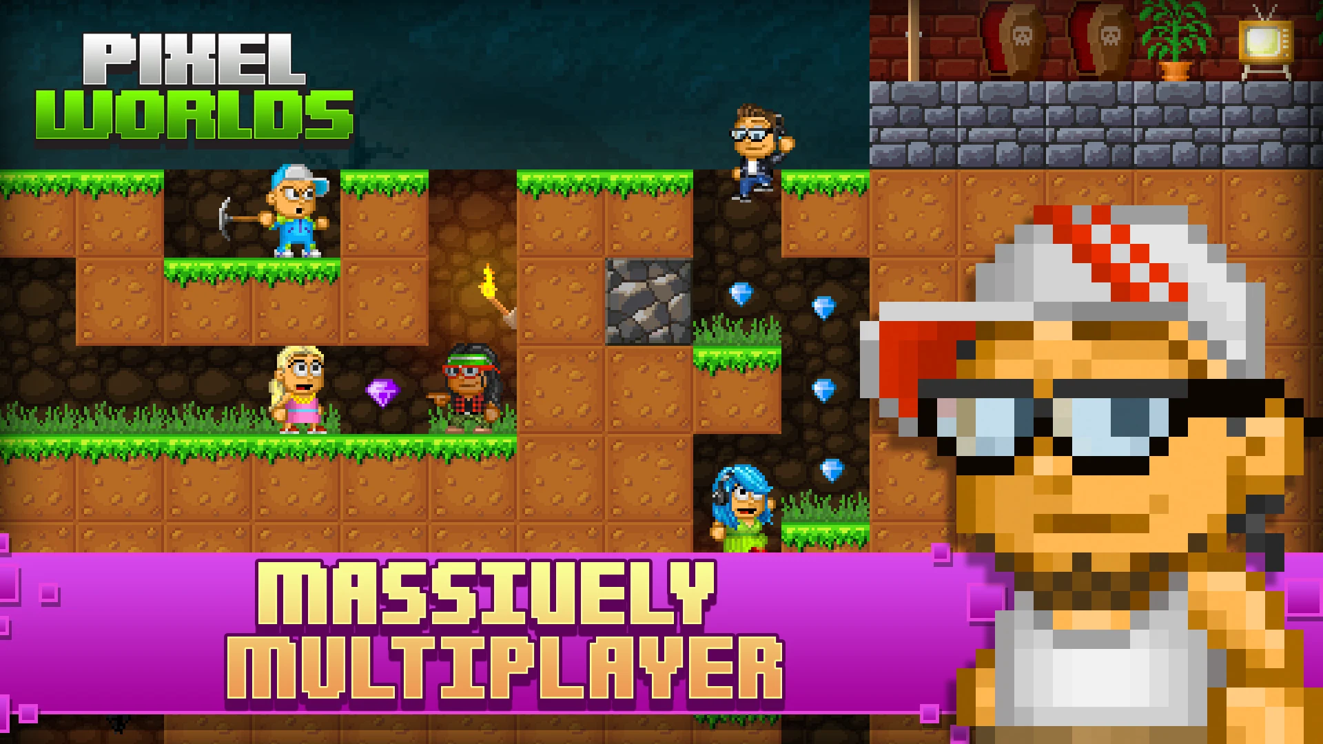 Pixel Worlds: MMO Sandbox screenshot